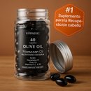 Ritrova i tuoi capelli e combatti la calvizie con le potre dell'Olio del Marocco e dell'Olio d'Oliva